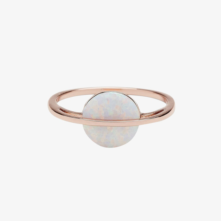 Opal Saturn Ring