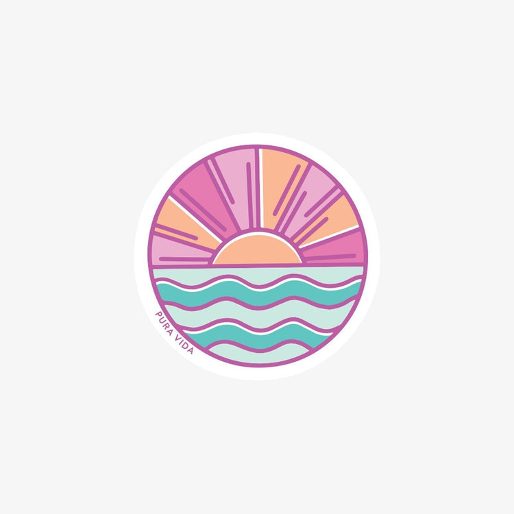 Tropical Sunset Sticker